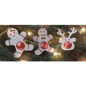 Karácsonyi függő,csokigolyós