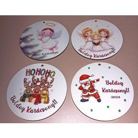 Színes karácsonyi függő, Boldog Karácsonyt