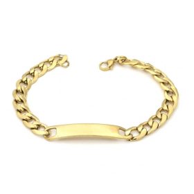 Karkötő nemesacél arany színű