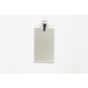 Medál 37x20mm, téglalap