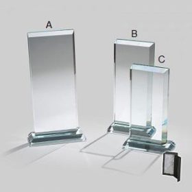 Gravírozott Üveg díj U 907 