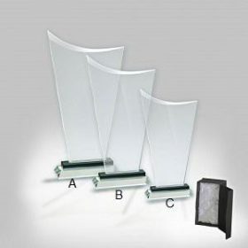 Gravírozott Üveg díj CR 65 