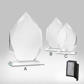 Gravírozott Üveg díj CR 86 