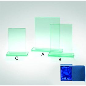  Gravírozott Üvegdíj téglalap alakú U 04 