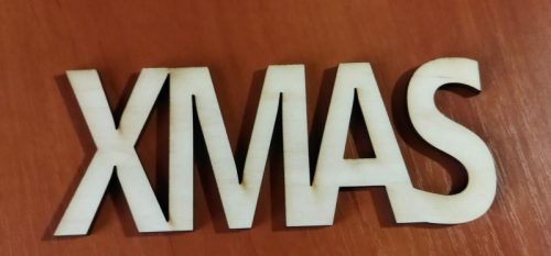 XMAS felirat