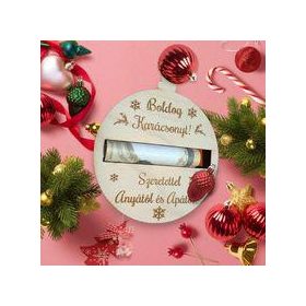 Pénzátadó ünnepi függő