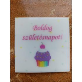 Hűtőmágnes Boldog születésnapot,Boldog névnapot