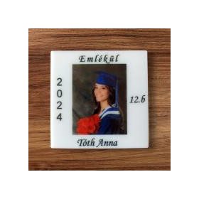 Hűtőmágnes ballagási emlék